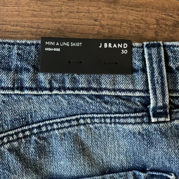 NWT J Brand Mini A-Line Skirt in Ambition - Picture 11 of 12